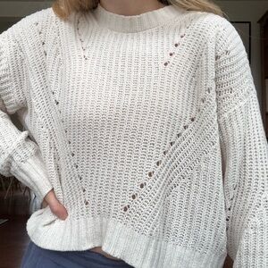 AE Crop Crewneck Sweater
